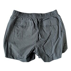 MED The American Outdoorsman Womens Black Hiking Short Medium 5" Inseam Gorpcore